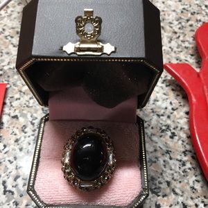Juicy Couture Black onyx ring